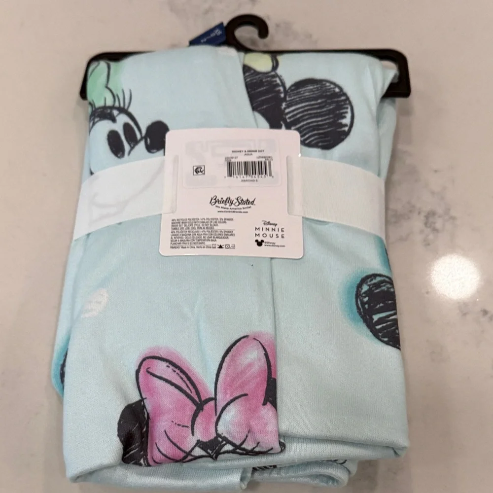 Disney Light Blue Minnie Mouse Bow Pajama Bottoms - Picture 4 of 4
